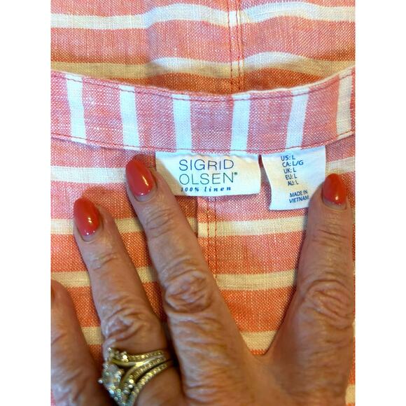 Sigred Olsen Linen Dress - Size L - Picture 3 of 13
